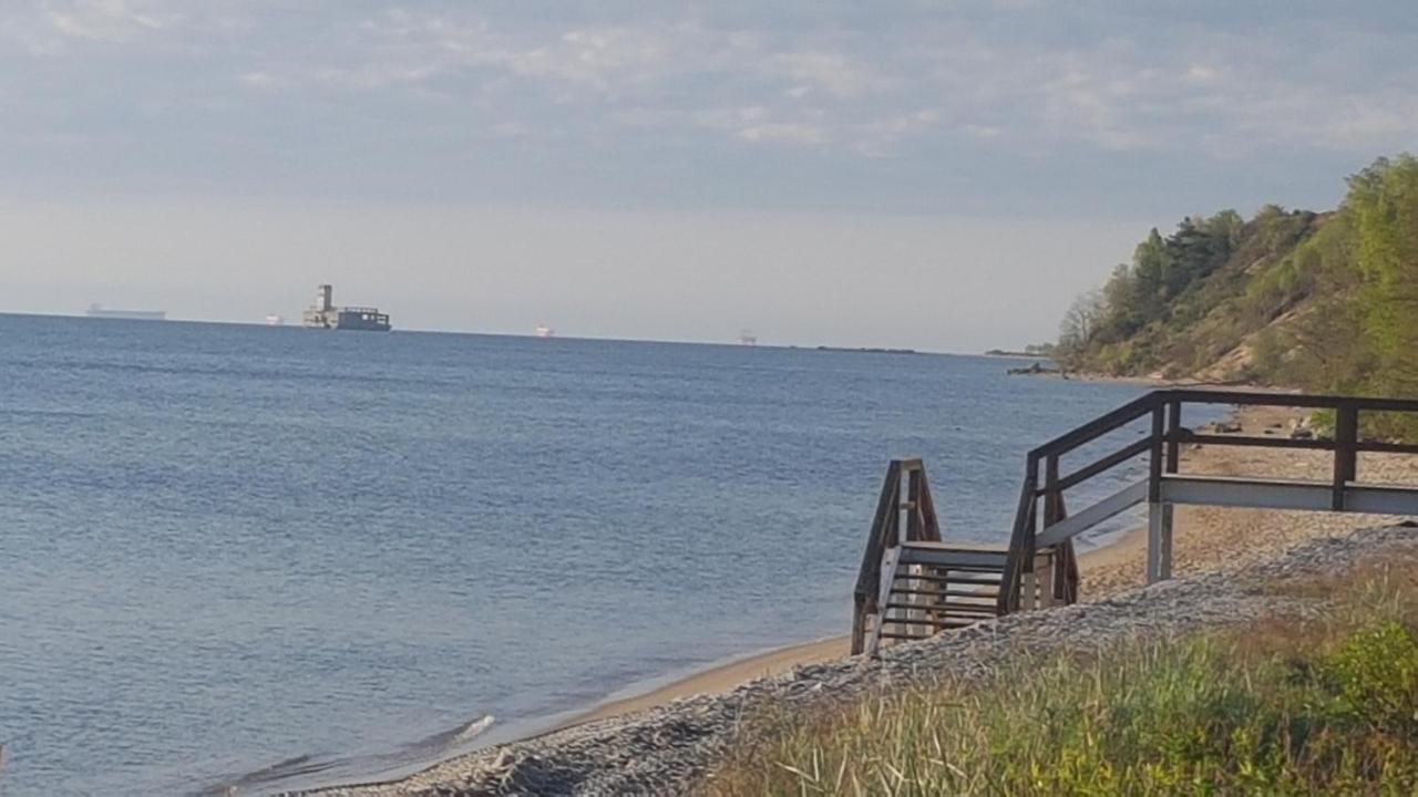 Nadmorski Z Ogrodkiem I Sauna Leilighet Mechelinki